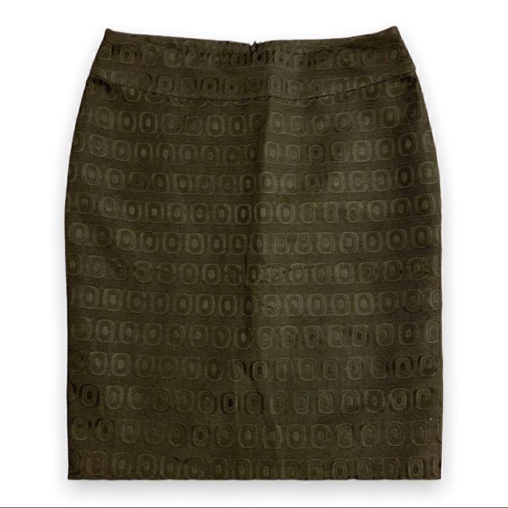 Cynthia Rowley Women’s Skirt Size 4 Classic Pencil Black Textured Print